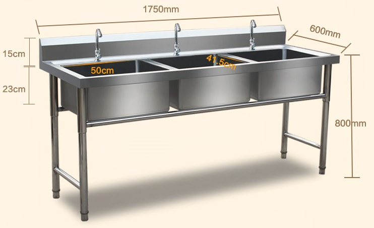 不锈钢洗手水盆洗碗洗菜水池