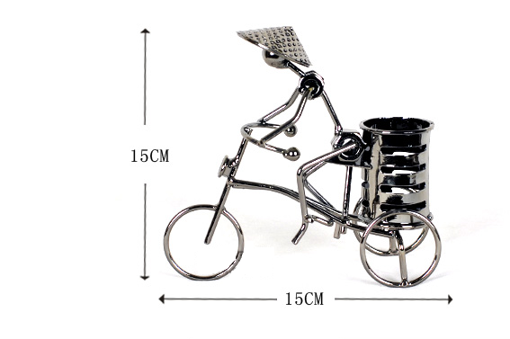 创意铁艺自行车笔筒